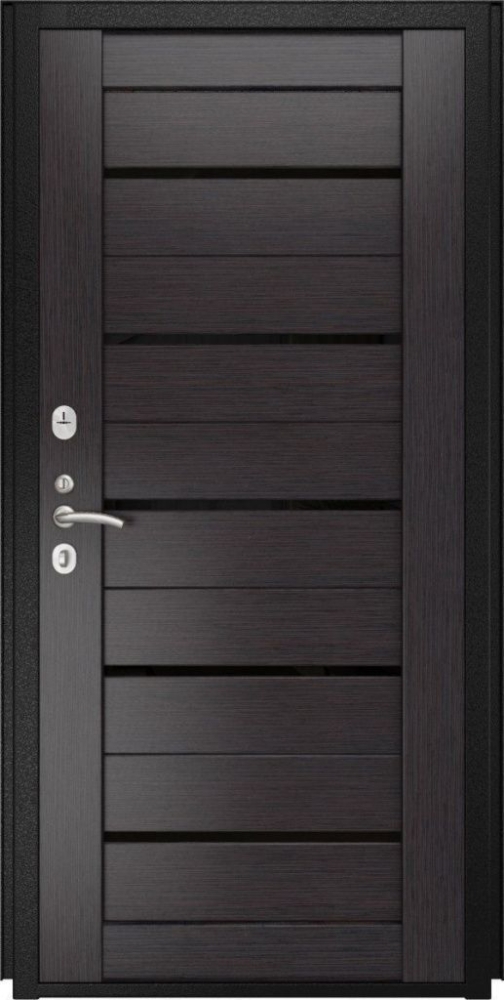 Товар Дверь ДвериПРО L-43 СБ-1 (лак.черное, 16мм, венге) DPRO195827